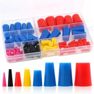 Cemegol Gwrthiannol Silicon Rwber Plug Rwber Cap Rwber Plygiau Twll