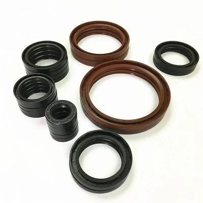 High-End FKM NBR SC TC Skeleton Oil Seal For Hydraulic Sealing Black Brown Red Double Lip Slingle Lip Rubber EPDM HNBR Neoprene Silicone Oil Seal